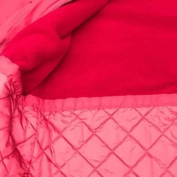 L.L.Bean quilted lined parka coat women’s L coral - Picture 8 of 8